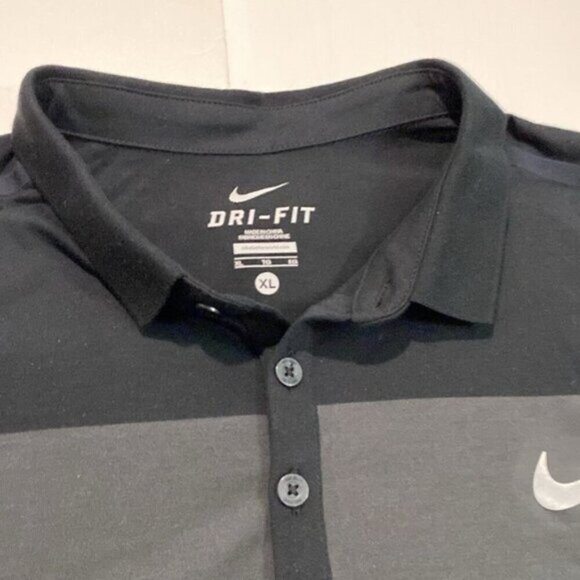 Nike Black Dry Fit Polo shirt size xlarge - Picture 4 of 16
